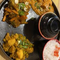 The vegan Thali  at Thamel in Porto