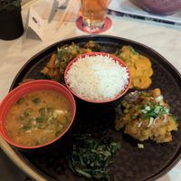 Vegan Thali at Thamel in Porto