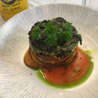 Vegan mousaka  at Greek Stories in Athens