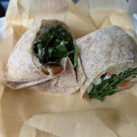 Vegan hummus wrap at Crow Wing Food Co-Op in Brainerd