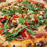 Vegan pizza  at Blaze Pizza in Camp Hill