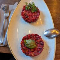 Vegan tatar at Stricker's in Winterthur