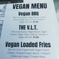 The Goodburger menu at The Bobbin at The Goodburger in Cleethorpes