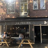 The exterior  at La Fucina in Amsterdam