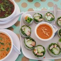 They allowed us to get single servings of the soup. perfect for this cold weather at Loving Hut - Mira Mesa in San Diego