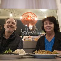 Happy Vegans at Loving Hut - Mira Mesa in San Diego
