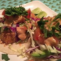 Ocean fillet tacos at Loving Hut - Mira Mesa in San Diego