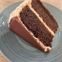 Chocolate cake at Loving Hut - Mira Mesa in San Diego