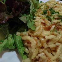 KaasSpatzen with Salad at Coox and Candy in Stuttgart