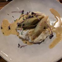 Leek, potatoes, and coconut curry at Zwadderkotmolen in Oudenaarde