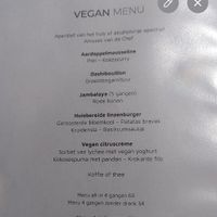 Vegan menu at Zwadderkotmolen in Oudenaarde