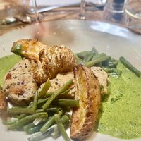 Huisbereide linzenburger - Geroosterde bloemkool - Patatas bravas - Kruidensla - Basilicumsausje at Zwadderkotmolen in Oudenaarde