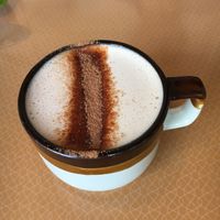 Hot choccie   at Earth Cafe in Port Adelaide