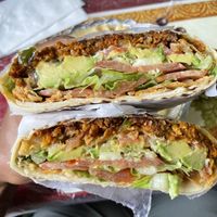 Crunchwrap   at Vegan Deli in New York City