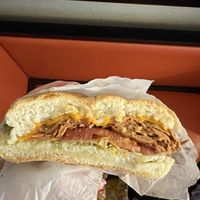 Vegan ham   at Vegan Deli in New York City