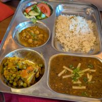Sabsi Thali at Namaste India in Bischofshofen