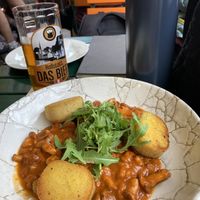 Vegan goulash   at Café Derbl in Hallstatt