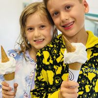 Limone with hats! at Livanti Gelato Di Sicilia in Alicante