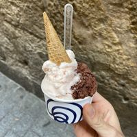 Dark chocolate and grapefruit   at Livanti Gelato Di Sicilia in Alicante