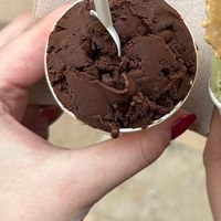 Vegan dark chocolate  #Veganuary at Livanti Gelato Di Sicilia in Alicante