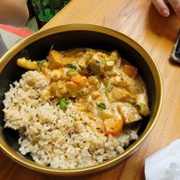 Thai Red Curry Rice at The Plant Food  in Central Singapore