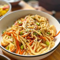 Seafoodless udon  at The Plant Food  in Central Singapore