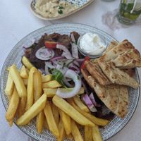 Vegan gyros at Agora Greek Restaurant-Bar in Kos