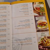 Vegan menu at Agora Greek Restaurant-Bar in Kos