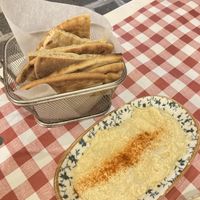 Hummus and pitta  at Agora Greek Restaurant-Bar in Kos