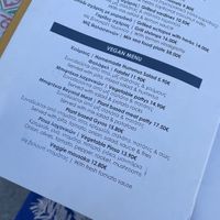Vegan menu as of 8/2024  at Agora Greek Restaurant-Bar in Kos