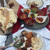 Mixed meze  at Hidden Garden  in Istanbul