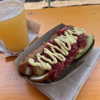 Vegan sausage   at The Northman in Chicago