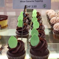 Chocolate Mint mini cupcakes at Bonne Maman - Maybe closed in Aarau