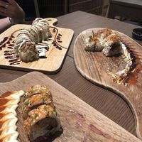   at WAKI WAKI Veggie Sushi in Bangkok