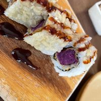 Sweet potato sushi at WAKI WAKI Veggie Sushi in Bangkok