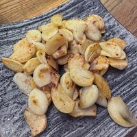 Just fried garlic   at WAKI WAKI Veggie Sushi in Bangkok
