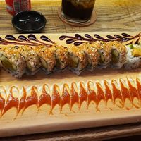 Masu Spicy veggie maki at WAKI WAKI Veggie Sushi in Bangkok