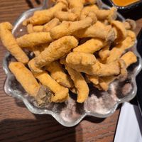 Side- mushrooms at WAKI WAKI Veggie Sushi in Bangkok