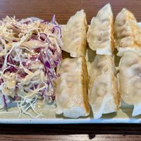 Vegan gyoza   at WAKI WAKI Veggie Sushi in Bangkok