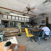 Funky, fun interior    at Green Street Eatery in Levittown