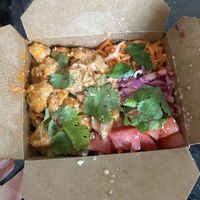 1/2 Seoul bowl takeout (my favorite of the 2 bowls)   at Green Street Eatery in Levittown