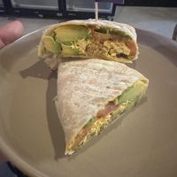 Breakfast wrap  at Ahimsa Sanctuary in Central Singapore