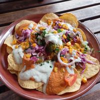 Nachos 🤤 at Ahimsa Sanctuary in Central Singapore