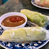 Veggie spring rolls at Pho Cuong Restaurant in Oklahoma City