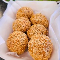 Sesame balls at Pho Cuong Restaurant in Oklahoma City