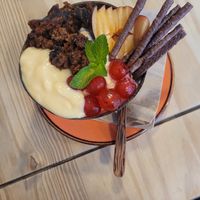 Vegan festive oats! at Lavender Coffee & Crumbs in Dalkeith