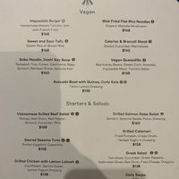 Updated menu as of Nov 2021 at Catchic Chater House in Hong Kong Island