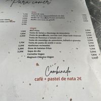 Vegan options   at Casa de Chá  in Coimbra