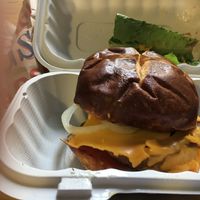 Plant Junkie vegan burger. at Plant Junkie - Vanderbilt in New York City