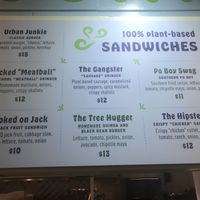 Menu 2/3 (as of 2021-10-27) at Plant Junkie - Vanderbilt in New York City